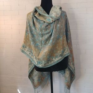 Pashmina Cashmere/Seta/Silk Scarf, Made in Italy